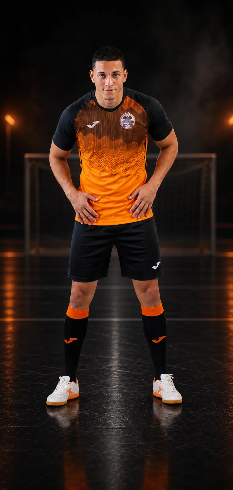 Portrait en pied de JOUEUR 03 sous les couleurs du Futsal D’Igny