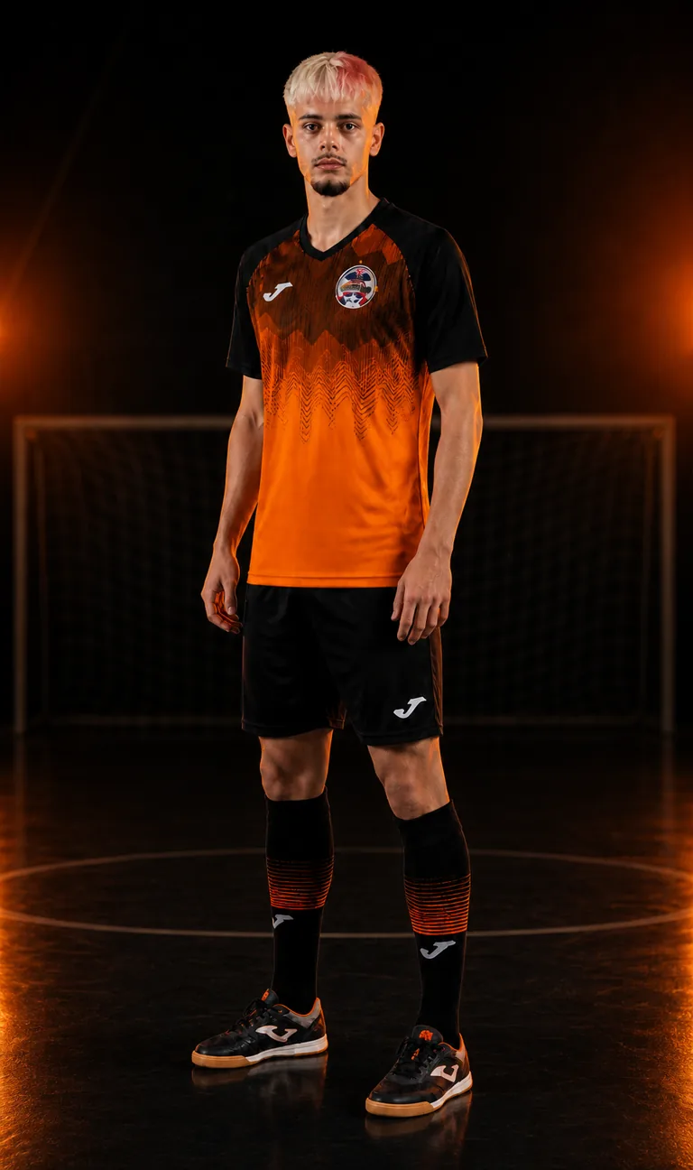 Portrait en pied de JOUEUR 06 sous les couleurs du Futsal D’Igny