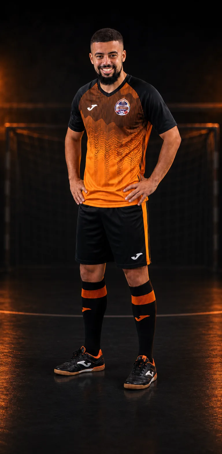 Portrait en pied de JOUEUR 10 sous les couleurs du Futsal D’Igny